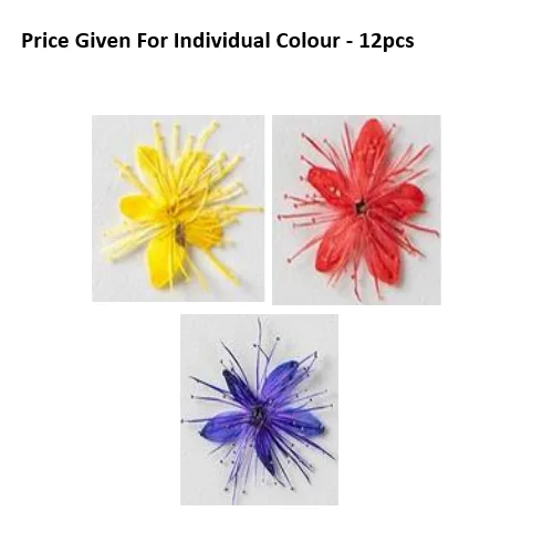 Pressed Dry Flowers Sandalwood -12pcs - Image 1