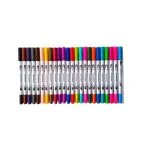 Dual Tip Art Marker Pens -24Colours - Image 3