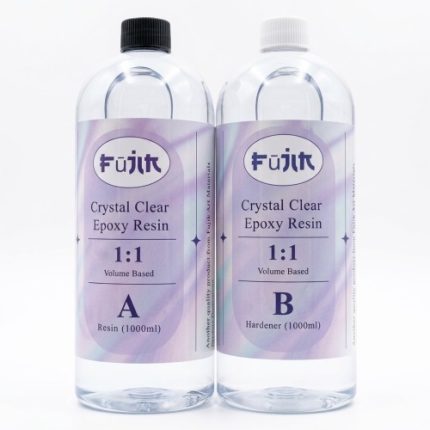 FUJIN 1:1 Crystal Clear Epoxy Resin 1000ml+1000ml - Haanz Sri Lanka
