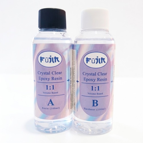 FUJIN 1:1 Crystal Clear Epoxy Resin 100ml+100ml - Haanz Sri Lanka