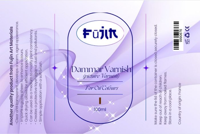 FUJIN Dammar Varnish 100ml - Image 3