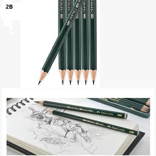 Faber Castell 9000 pencil -2B - Image 1