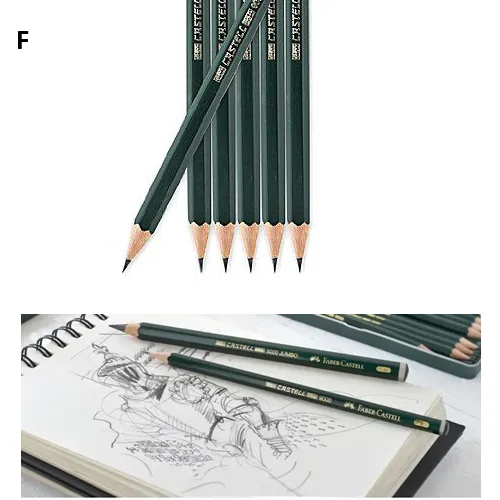 Faber Castell 9000 pencil -F - Image 1