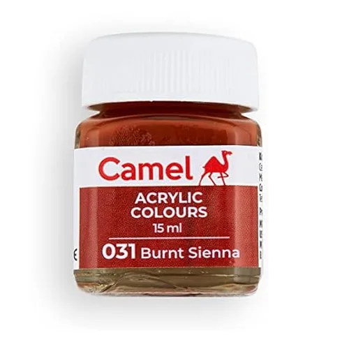 Fabrica Burnt Sienna Camlin Fabrica Acrylic 15ml -Burnt Sienna (031) - Image 1