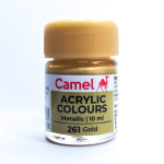 Camel Acrylic 10ml -Metalic Gold (261)