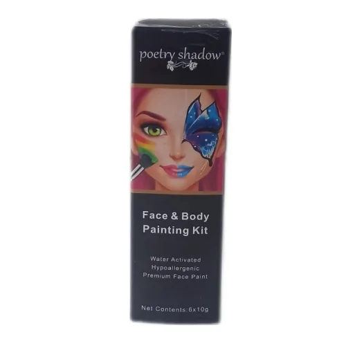 Face & Body Painting Kit 6 colours x10g - Image 2