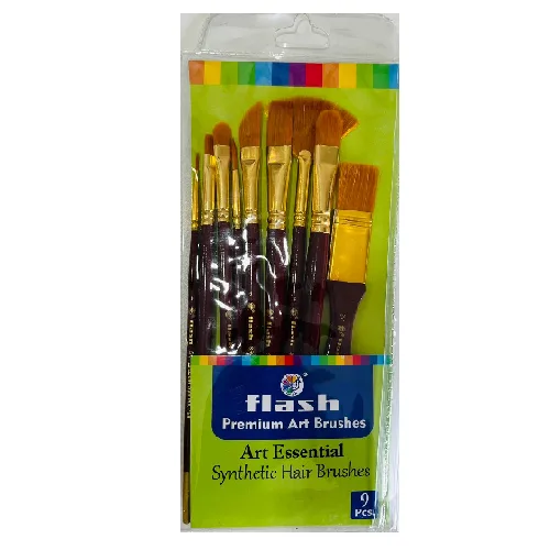 Flash Synthetic Hair Mix Brush - 9pcs pack Flash Synthetic Hair Mix Brush - 9pcs pack - Image 1