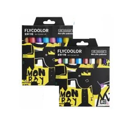 Flycoolor Acrylic Markers - 8 pens - Image 1