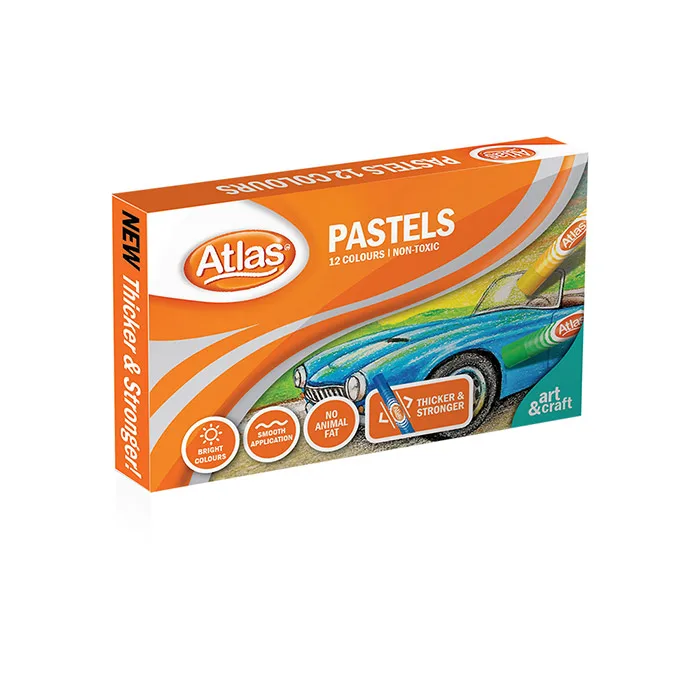 Atlas Pastels 12 Colours - Image 1