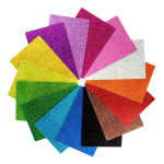 Glitter Self Adhesive Eva Foam A4 Size