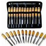 12Pcs Heavy Duty Wood Carving Tools Set