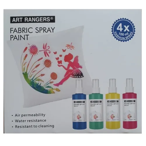 Art Rangers Fabric Spray Paint -Bright Colour Set - Image 2