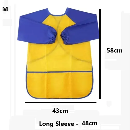 Kids Long Sleeve Apron -M Kids Long Sleeve Apron -M - Image 1