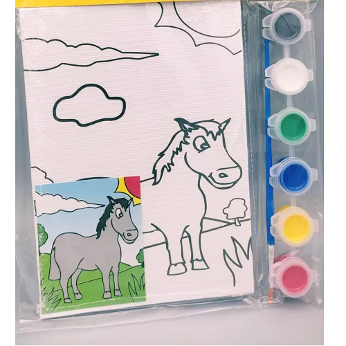 Kids Painting kit Kids Painting Pannel Set 18x13cm - Image 1