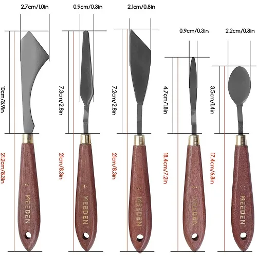 MEEDEN Palette Knife 5 Set - Image 2