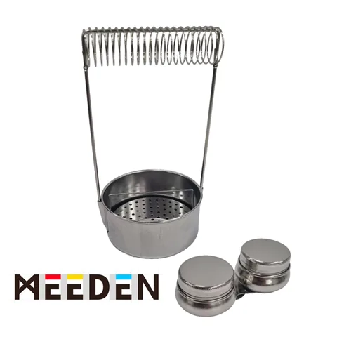 MEEDEN Brush Holder & Double Oil Can Set 3 MEEDEN Brush Holder & Double Oil Can Set - Image 1