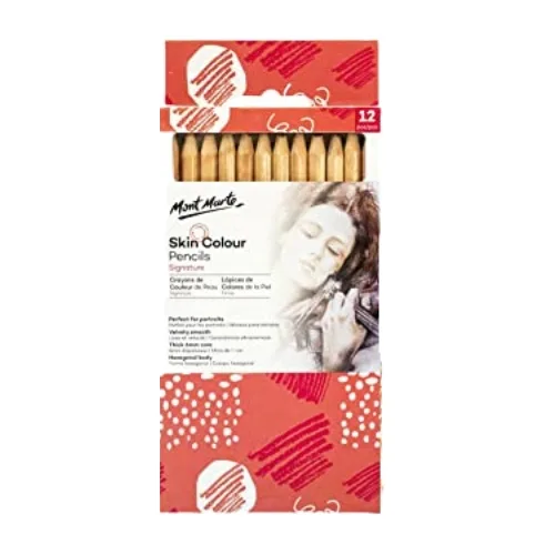 MM Skin tint pencil set 12pcs_1.JPEG Mont Marte Skin tint pencil set 12pcs - Image 1