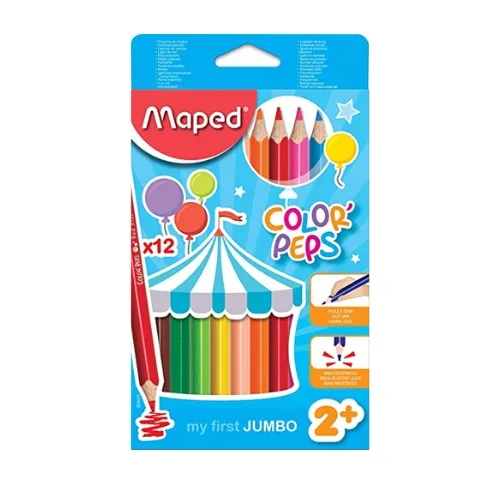 Maped Colour pencils Jumbo -12 - Image 1