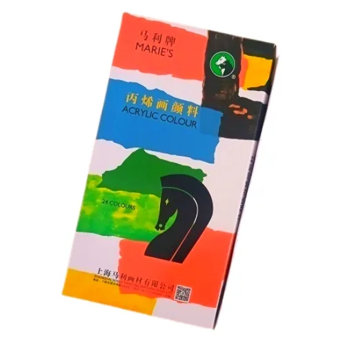Marie's Acrylic Colour -24x12ml - Image 1