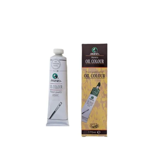 Marie's Oil Colour -170ml -104N -Titanium White Marie's Oil Colour -170ml -104N -Titanium White - Image 1