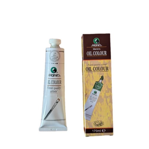 Marie's Oil Colour -170ml -106 -Zinc Titanium White Marie's Oil Colour -170ml -106 -Zinc Titanium White - Image 1