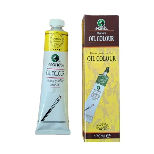 Marie's Oil Colour -170ml -213N -Cadmium Yellow - Image 1