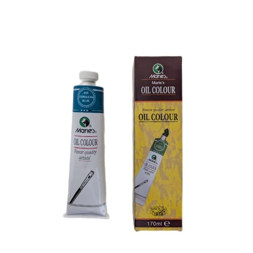 Marie's Oil Colour -170ml -455 -Cerulean Blue Marie's Oil Colour -170ml -455 -Cerulean Blue - Image 1