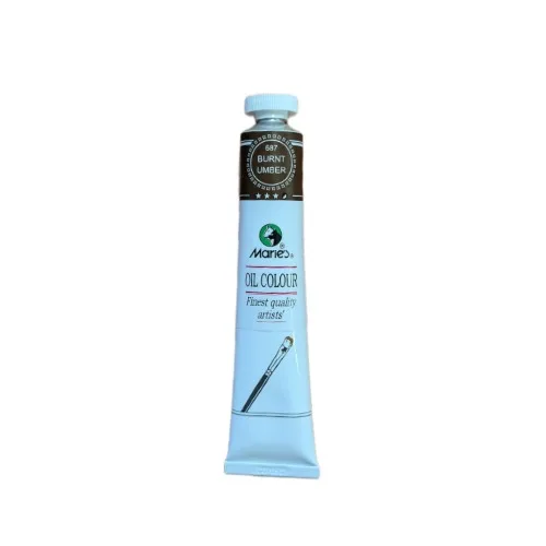 Marie's Oil Colour -50ml -687N -Burnt Umber - Image 1