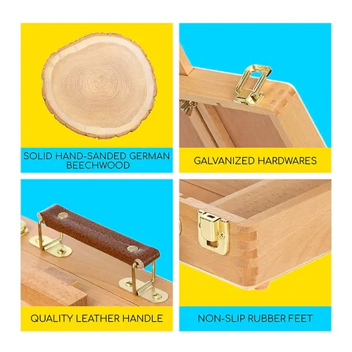 MEEDEN Woodden Box Easel - Image 3