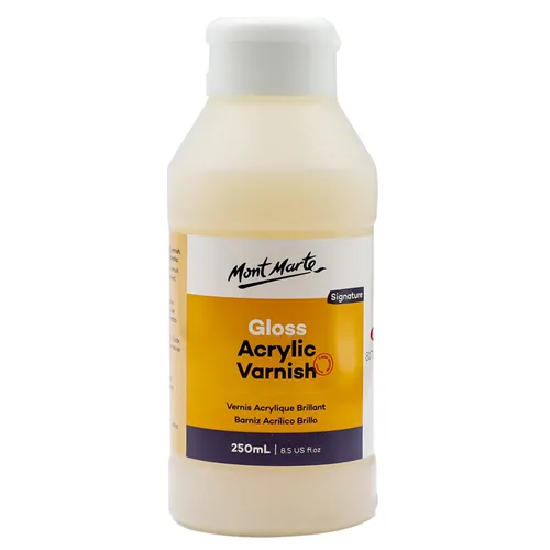 Mont Gloss Acrylic Varnish - 250ml - Image 1