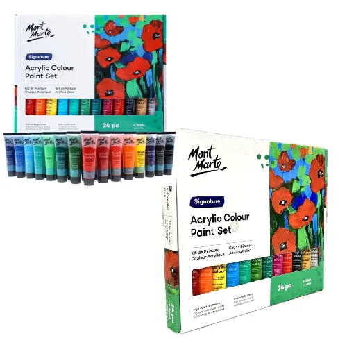 Mont Marte Signature Acrylic Colour 24x36ml - Image 1