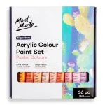 Mont Marte Acrylic Colour Pastel Set 36x36ml - Image 4