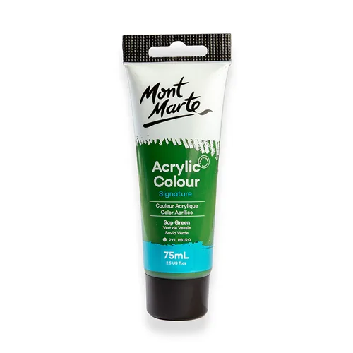 Mont Marte Acrylic, 75ml -Sap Green Mont Marte Acrylic, 75ml -Sap Green - Image 1