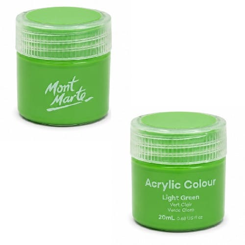 Mont Marte Acrylic Colour 20ml - (Light Green) Mont Marte Acrylic Colour 20ml - (Light Green) - Image 1