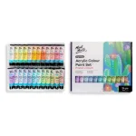 Mont Marte Acrylic Colour Pastel Set 24x36ml - Image 2