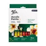 Mont Marte Acrylic Paints -18X12ml