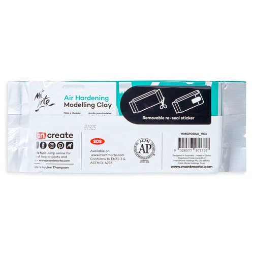 Mont Marte Air Hardening Modeling Clay - Granite, 500g - Image 4