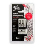 Mont Marte Artist Sharpeners Metal 2Pcs