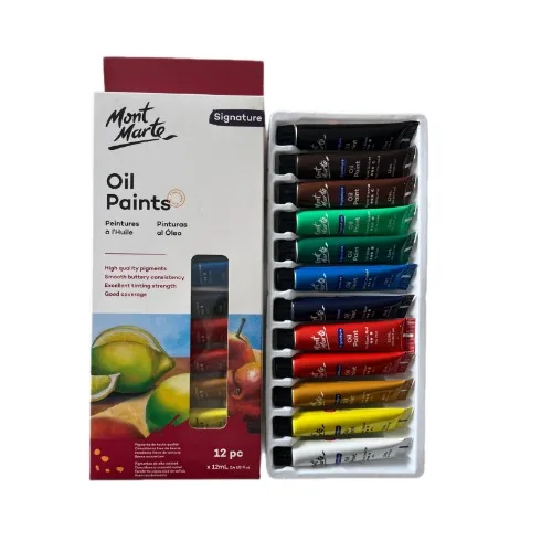 Mont Marte Oil Paints -12X12ml - Image 1
