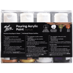 Mont Marte Pouring Acrylic Paint Premium 4x60ml -Celestail - Image 3