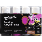 Mont Marte Pouring Acrylic Paint Premium 4x60ml -Cosmic