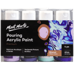 Mont Marte Pouring Acrylic Paint Premium 4x60ml -Ethereal