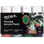 Mont Marte Pouring Acrylic Paint Premium 4x60ml -Rainforest