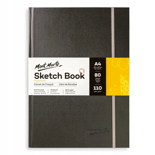 Mont Marte Sketch Books 110gsm, 80Sheets -A4 - Image 1