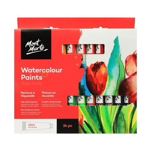 Mont Marte Watercolour -24X12ml - Image 1