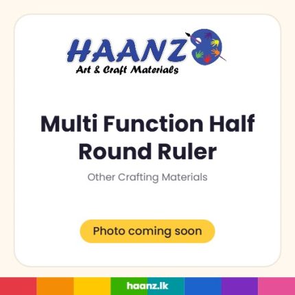Multi Function Half Round Ruler - Haanz Sri Lanka