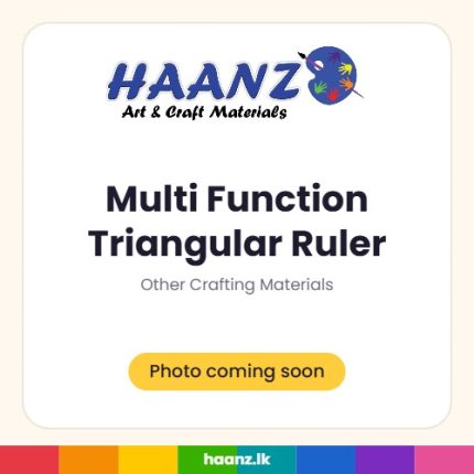 Multi Function Triangular Ruler - Haanz Sri Lanka
