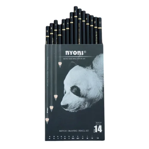Nyoni Sketch Drawing Pencil pack -14Pcs - Image 1