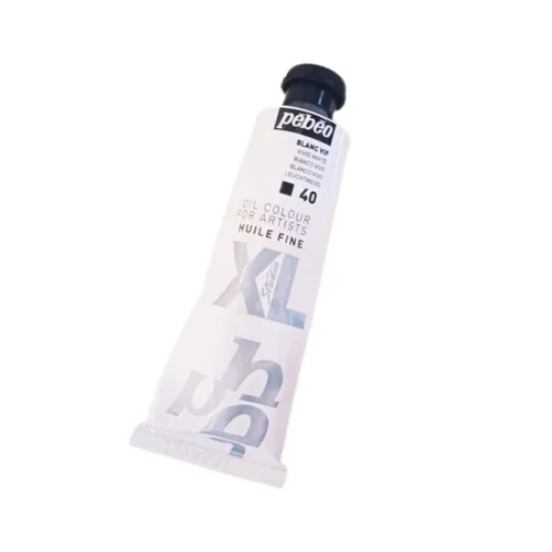 Oil Colour 37ml 40 Vivid White_1 Pebeo Oil Colour 37ml -(40) Vivid White - Image 1