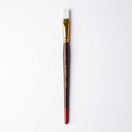 Oil colour Sable Brush - Flat - 6 - Haanz Sri Lanka